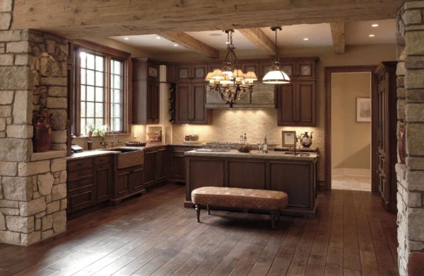Signature Hardwoods&#039; Scottish Manor Residence in our Vintage French Oak Victorian Collection Cognac Color