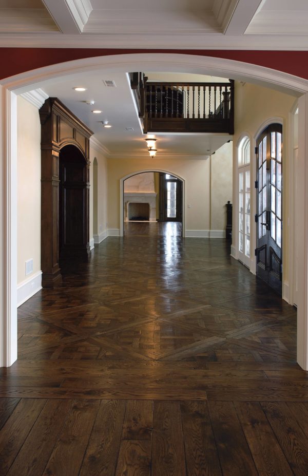 Signature Hardwoods' Wynstone II Residence in our Vintage French Oak Victorian Collection Antique Brown Color