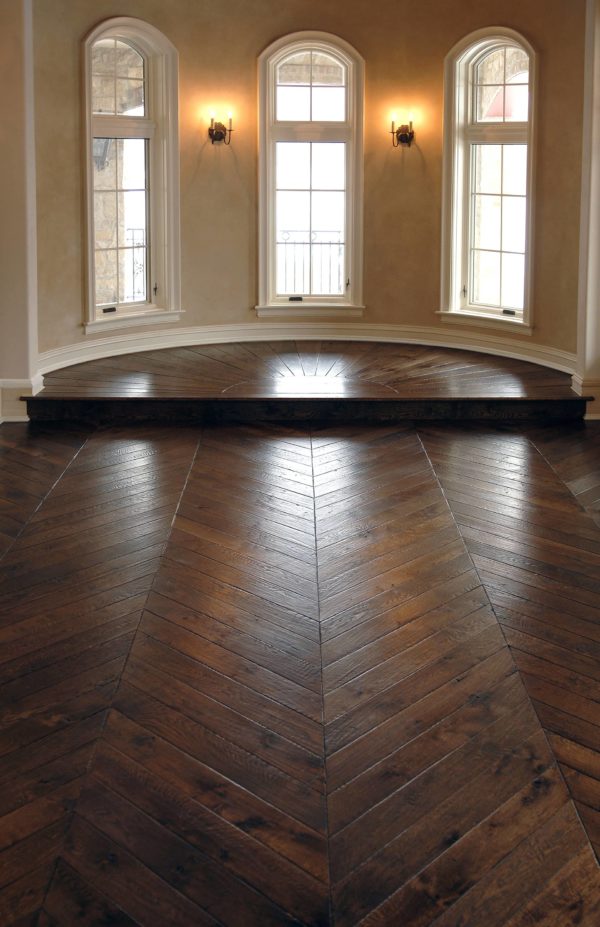 Signature Hardwoods' Wynstone II Residence in our Vintage French Oak Victorian Collection Antique Brown Color