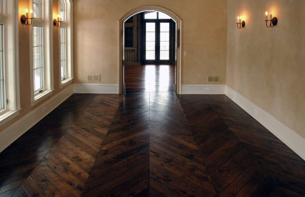 Signature Hardwoods' Wynstone II Residence in our Vintage French Oak Victorian Collection Antique Brown Color