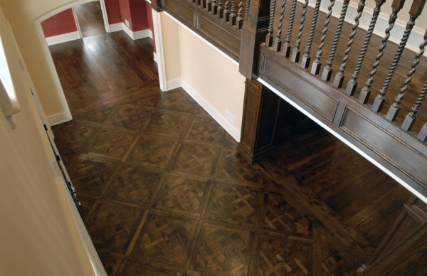 Signature Hardwoods&#039; Wynstone II Residence in our Vintage French Oak Victorian Collection Antique Brown Color