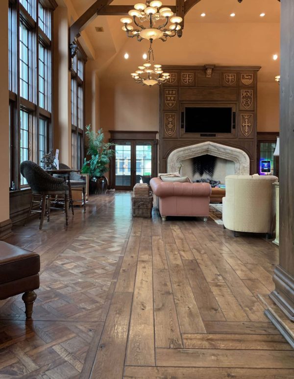 Signature Hardwoods' Barrington Residence in our Vintage French Oak Victorian Collection Golden Oak Color