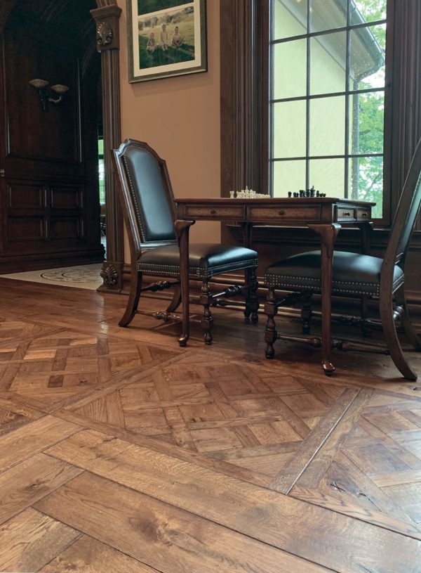 Signature Hardwoods' Barrington Residence in our Vintage French Oak Victorian Collection Golden Oak Color