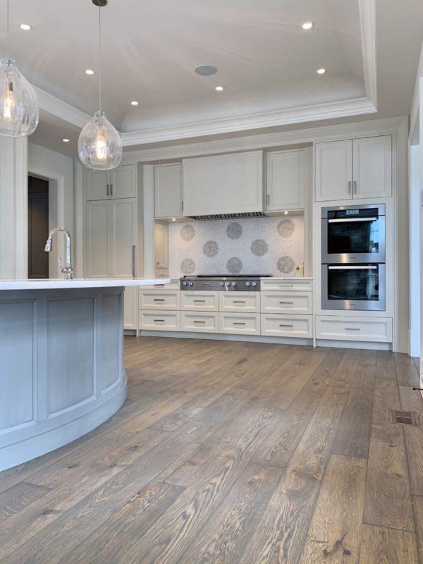 Signature Hardwoods' Burr Ridge II Residence in our Vintage French Oak Victorian Collection Erin Grey Color