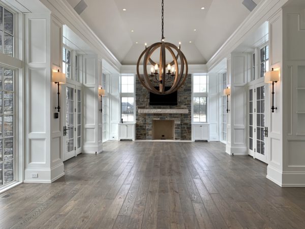 Signature Hardwoods' Burr Ridge II Residence in our Vintage French Oak Victorian Collection Erin Grey Color