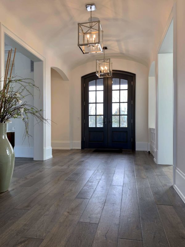 Signature Hardwoods' Burr Ridge II Residence in our Vintage French Oak Victorian Collection Erin Grey Color